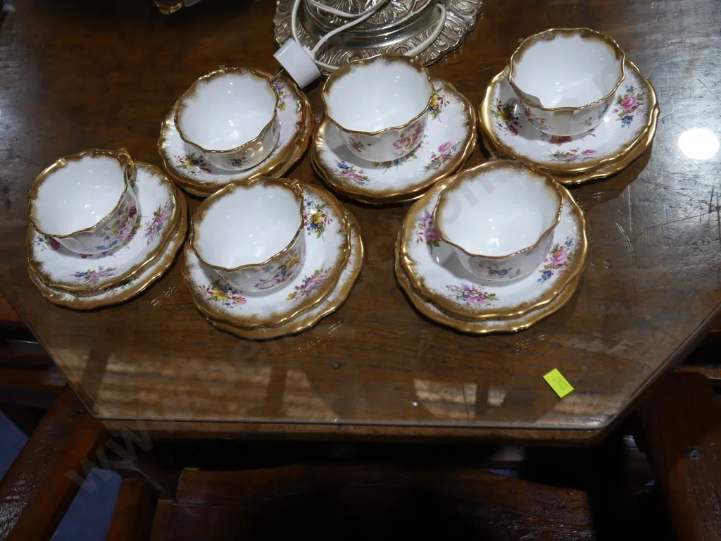 Hammersley Lady Patricia set of 6 trios Image 1++