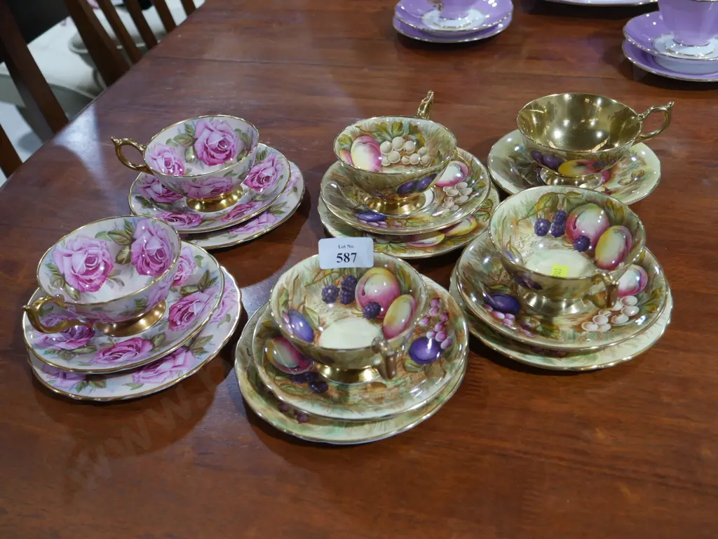 Aynsley cups and saucers Image 1++