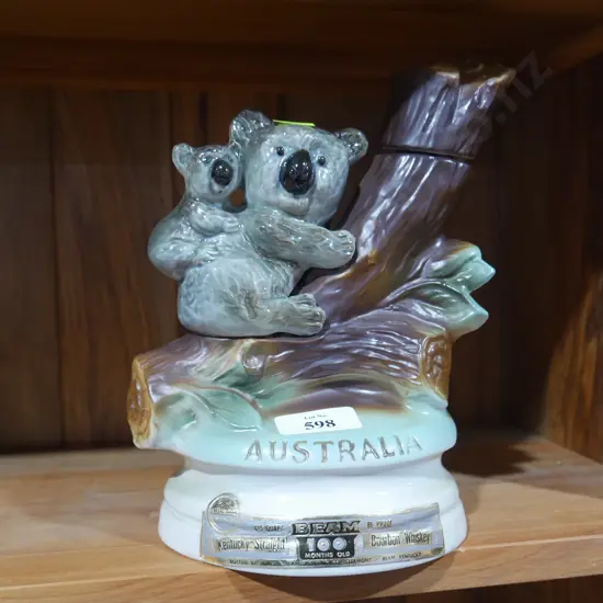 Jim Beam decanter koalas