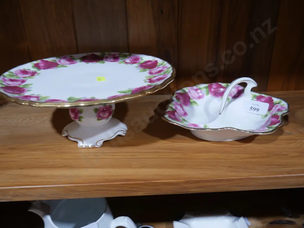 Old English rose plates Image 1++