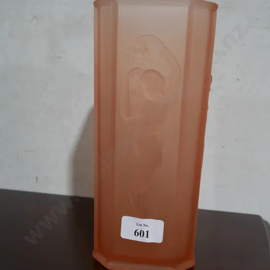 Art deco glass vase