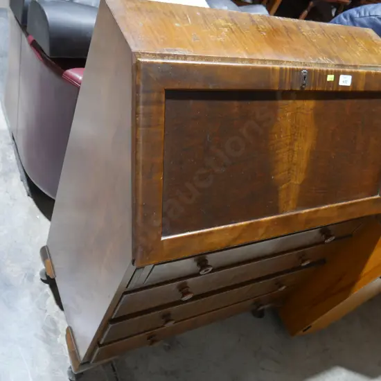 Drop front desk