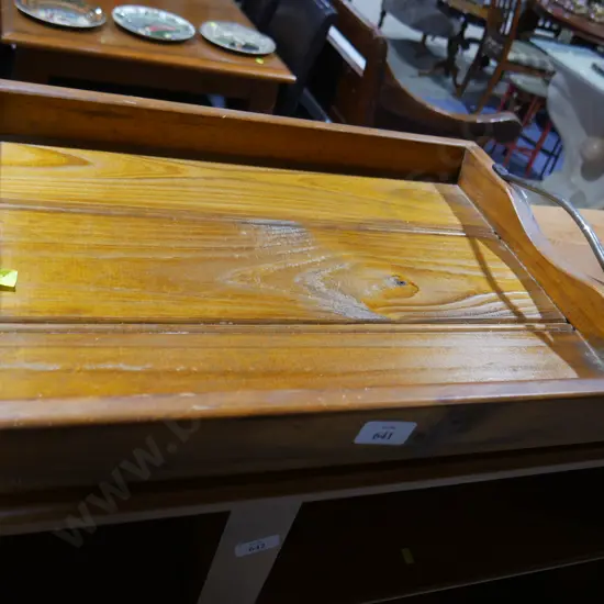Wooden Butler's tray