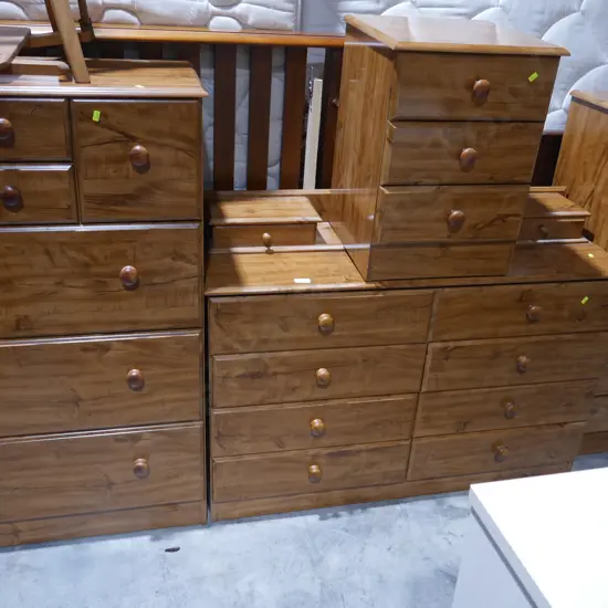 Five piece bedroom suite