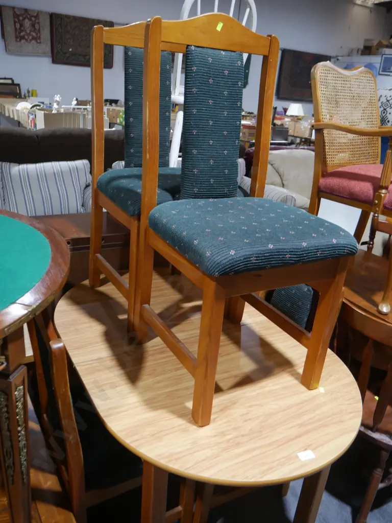 Dining table four chairs Image 1++