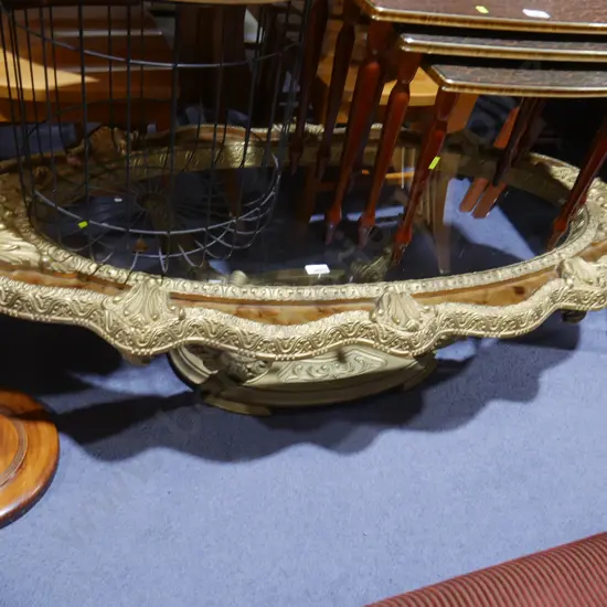 Ornate coffee table
