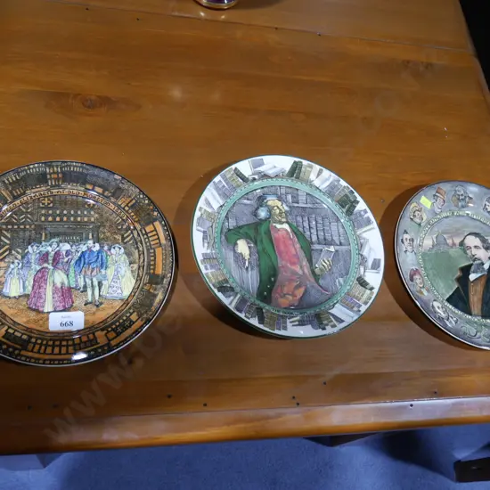 3 Royal Dalton plates
