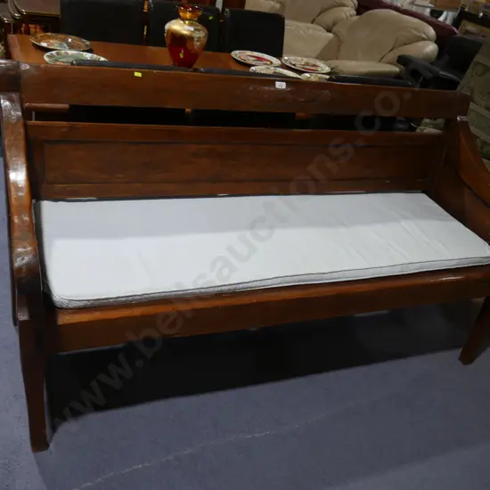Wooden bench