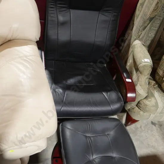 Armchair and stool