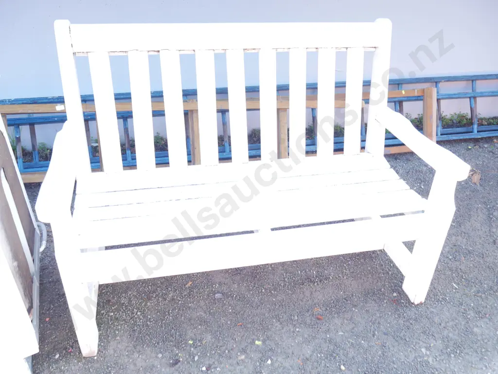 Wooden outdoor bench seat Image 1++