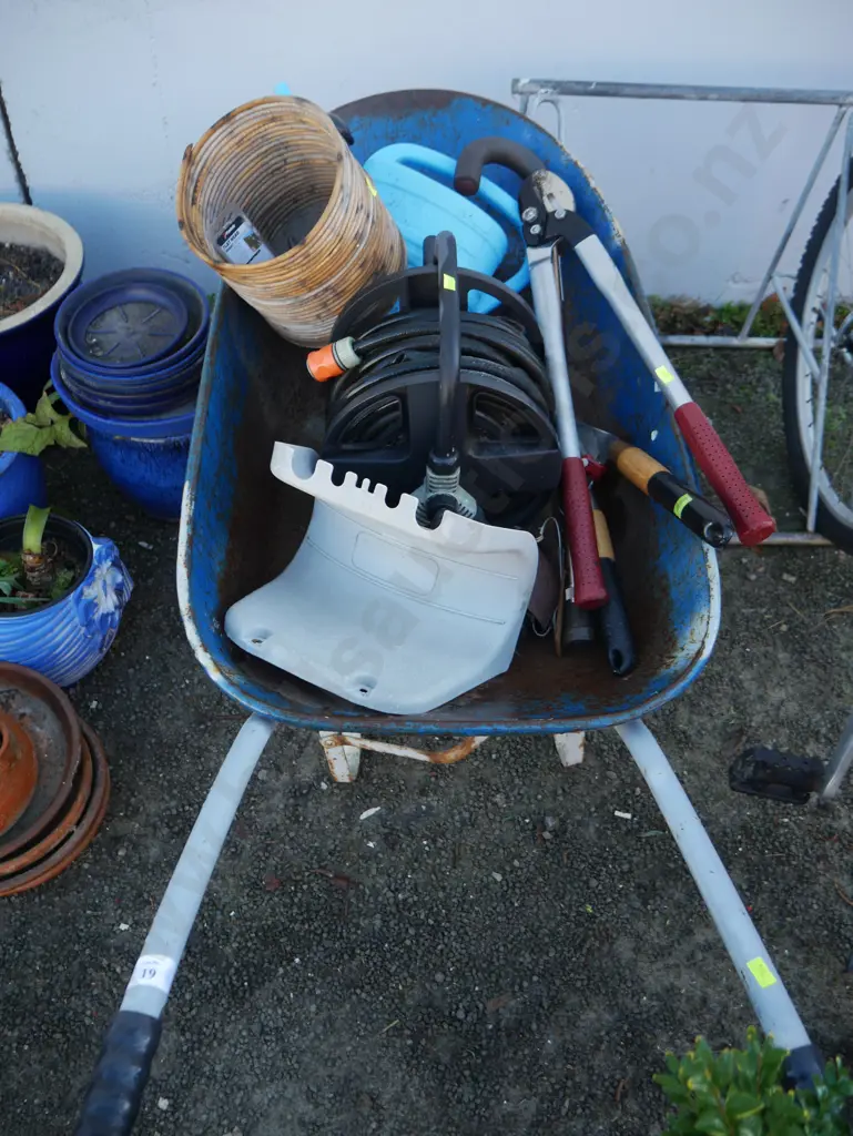Wheelbarrow and garden tools Image 1++