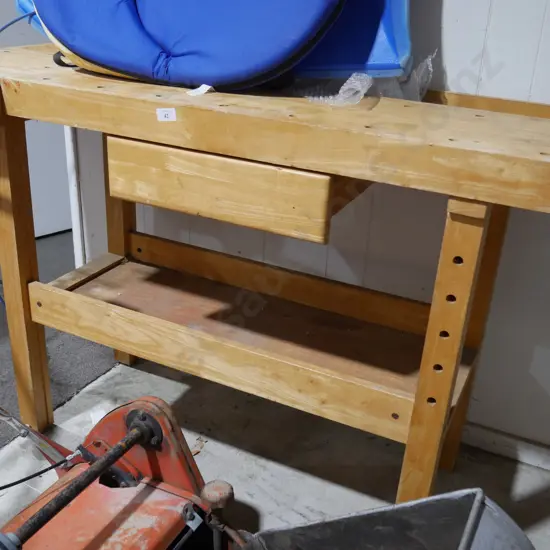 Work bench and vice