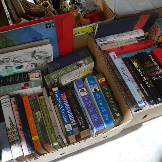 2 boxes books