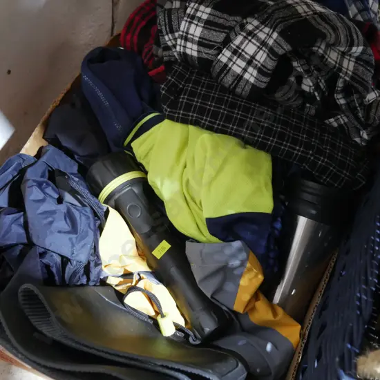 Gumboots, clothing