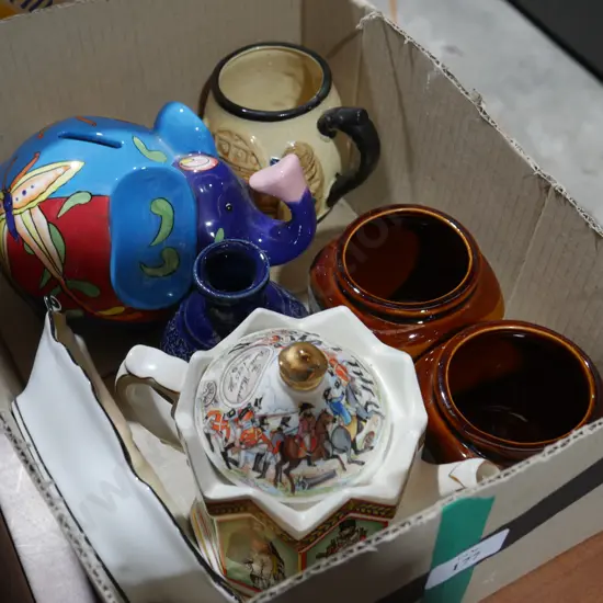 China, piggy bank etc