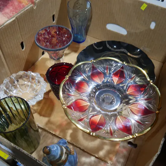 Coloured glassware