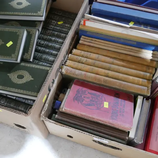 2 boxes books