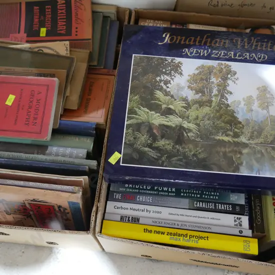 2 boxes books