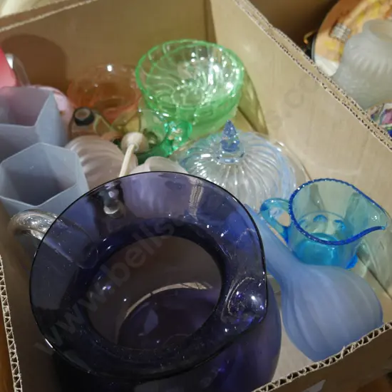 Coloured glassware