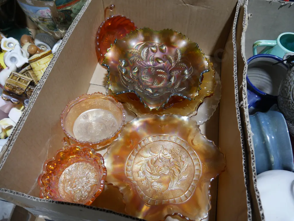 Carnival glass bowls Image 1++