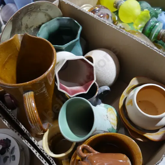 Pottery jugs , vases
