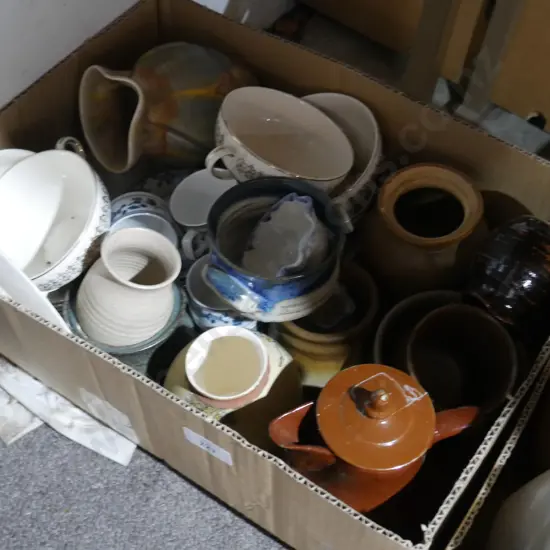 Pottery jugs , vases