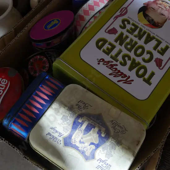 Advertising tins