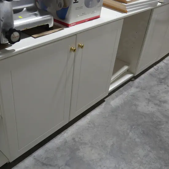 Long white sideboard