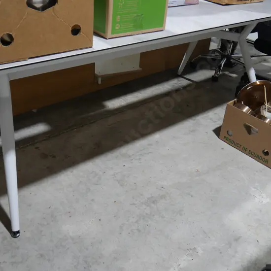 Large glass top dining table