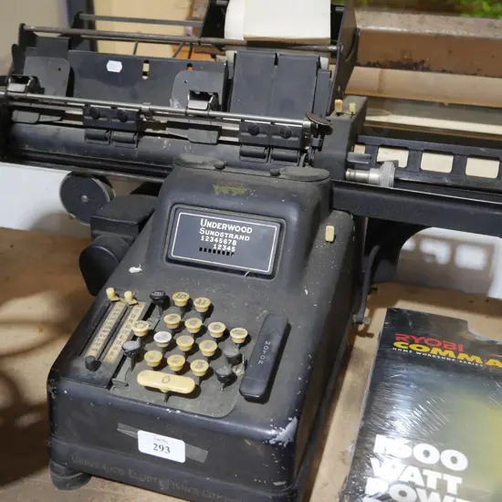 Cash register , adding machine