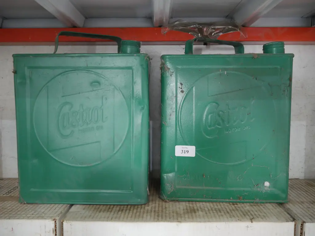 Castrol petrol tins Image 1++