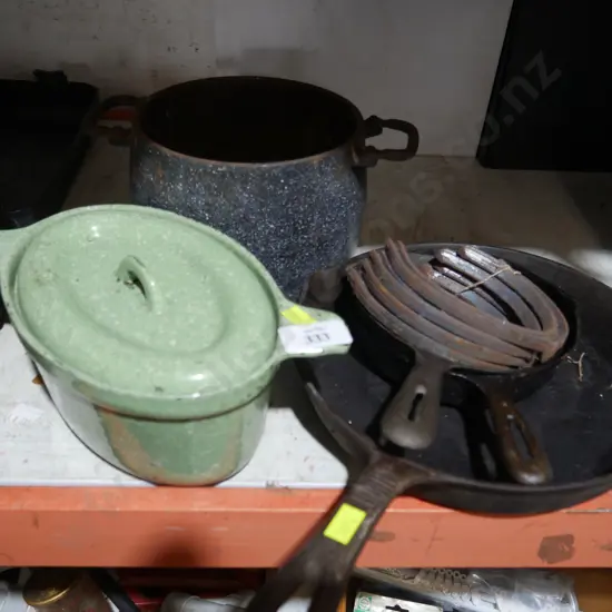 Cast iron pots