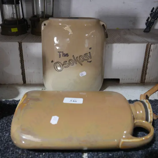 Pottery decanters