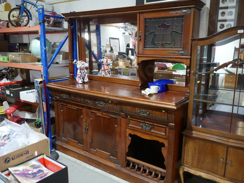 Mirror back sideboard Image 1++