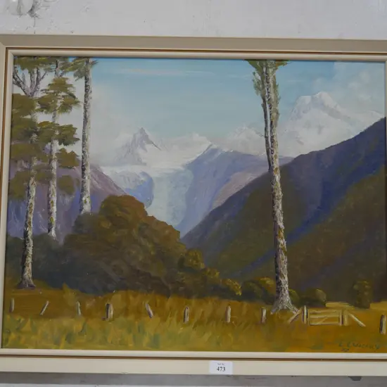 Oil painting, LC Vicary