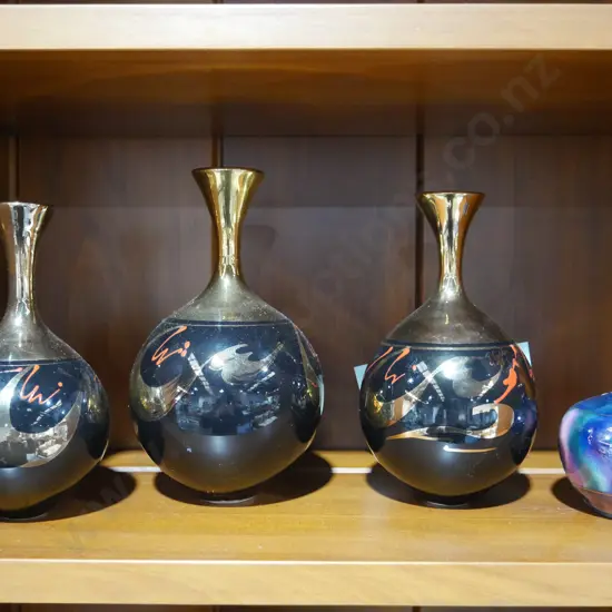 Set 3 vases etc