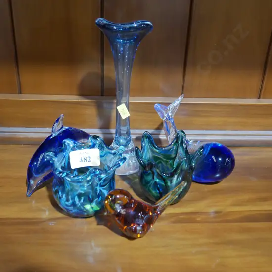 Glass dolphins etc