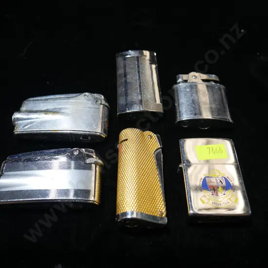 6 cigarette lighters