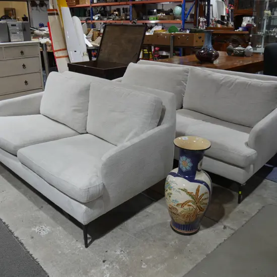 Pair of settees