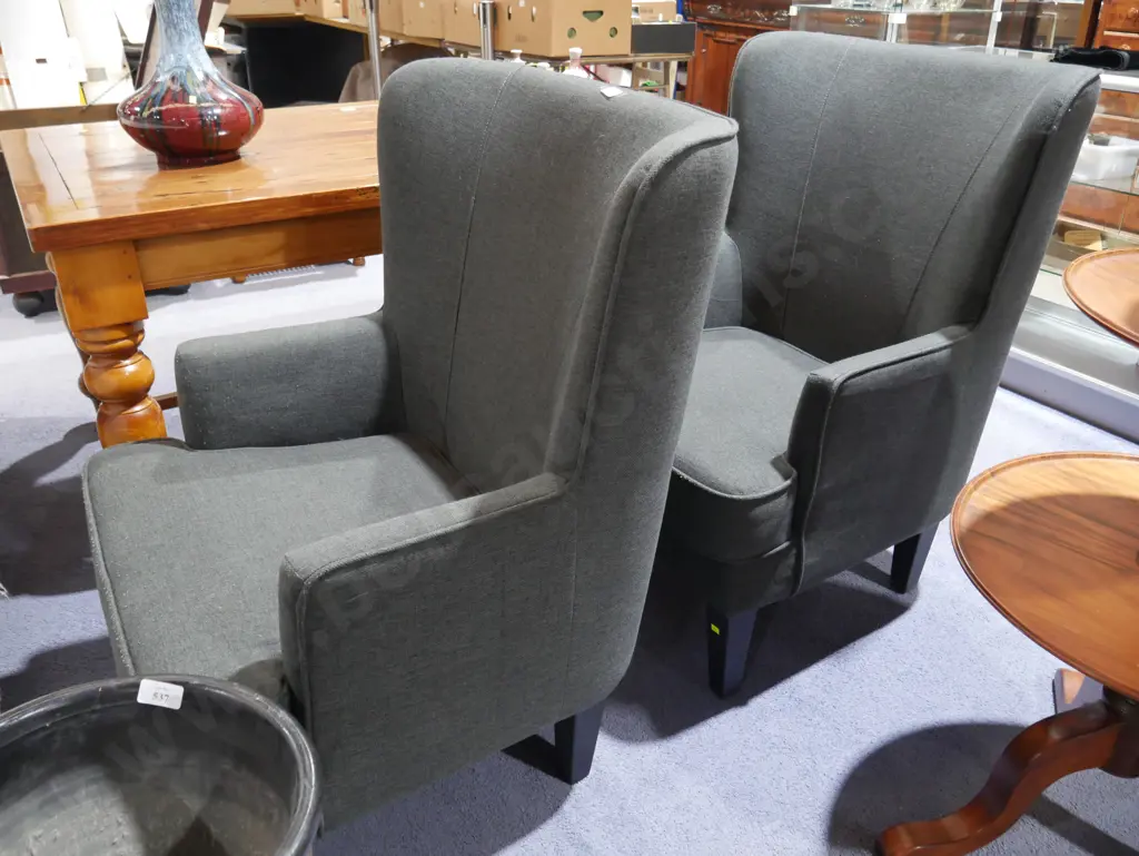 Pair of arm chairs Image 1++