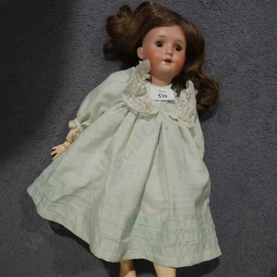 German porc. doll