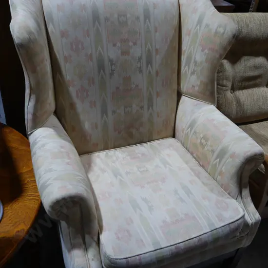 Wing back arm chair