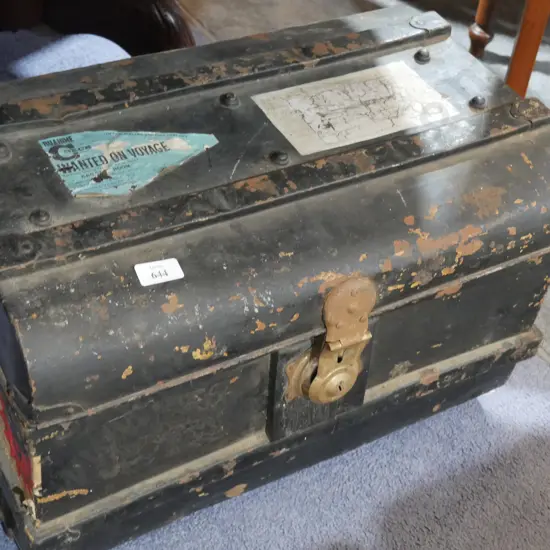 Tin trunk