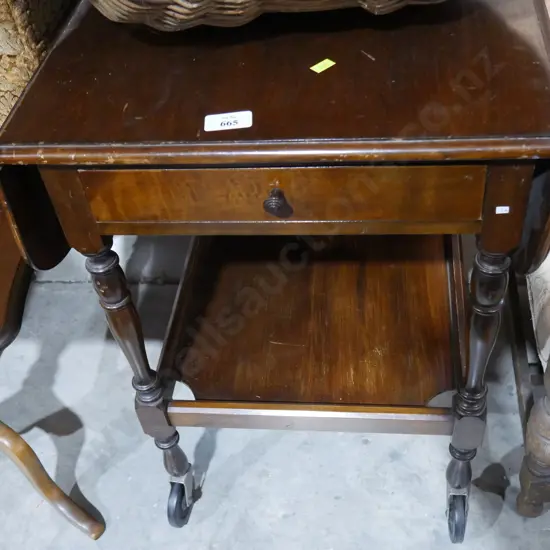 Dropside tea trolley